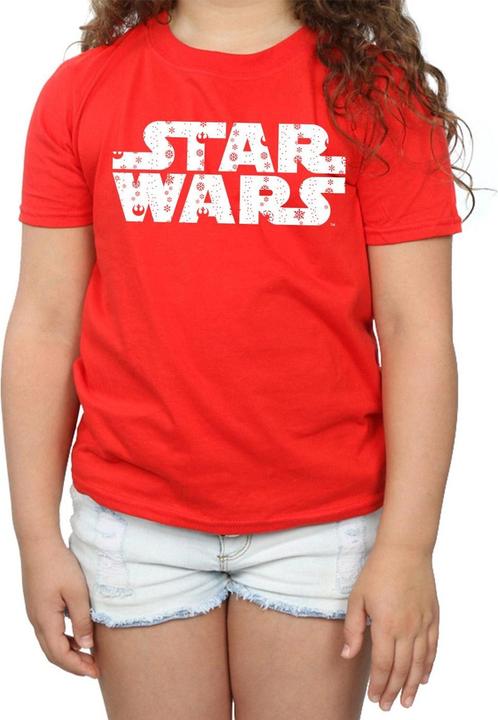 Image du produit Star Wars - T-shirt CHRISTMAS LOGO - Fille (152, 158)