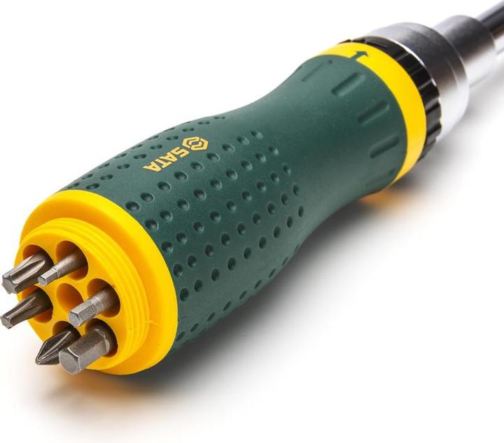 Immagine prodotto SATA Cacciavite a cricchetto con caricatore di bit, 19 pezzi