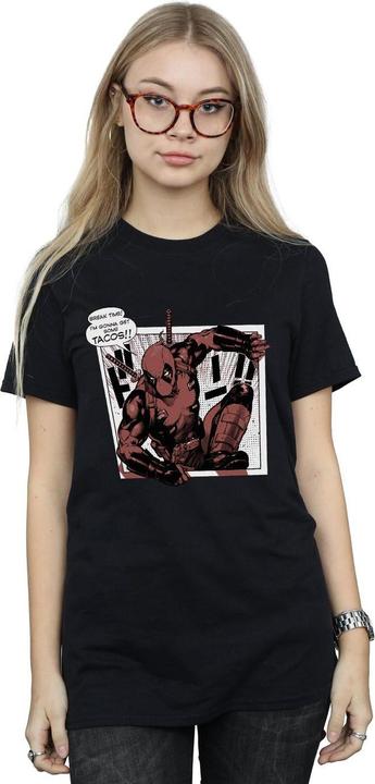 Immagine prodotto Deadpool Breaktime Tacos Maglietta Ampia Donna (XXL)