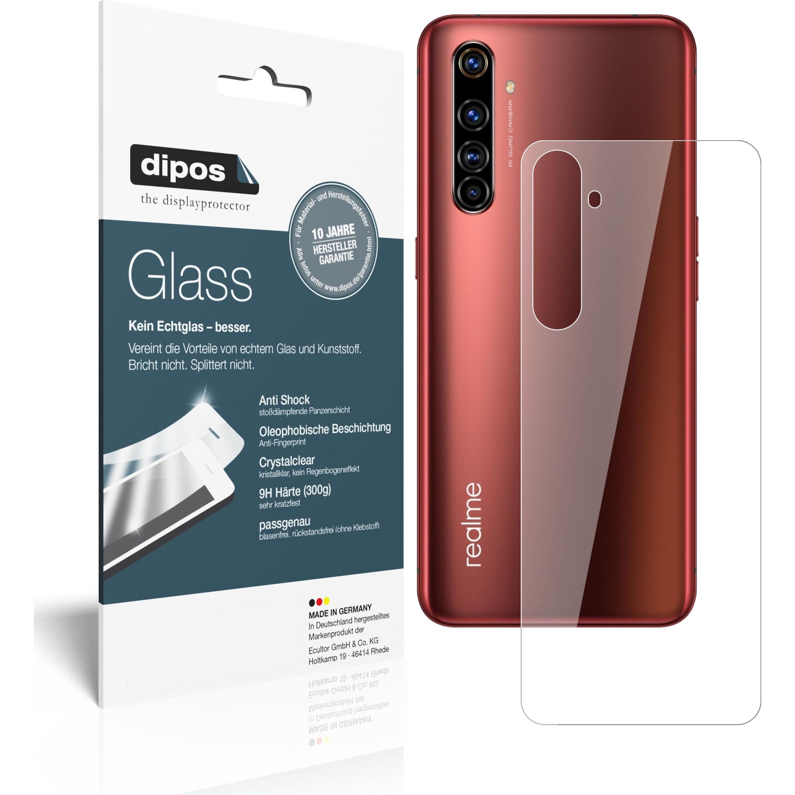 Dipos Displayschutz Anti-Shock (1 Stück, Realme X50), Smartphone Schutzfolie, Transparent