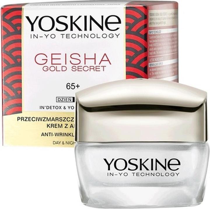 Actual product image Yoskine Geisha Gold Secret 65+ firming face cream 50ml (50 ml, 24h cream)