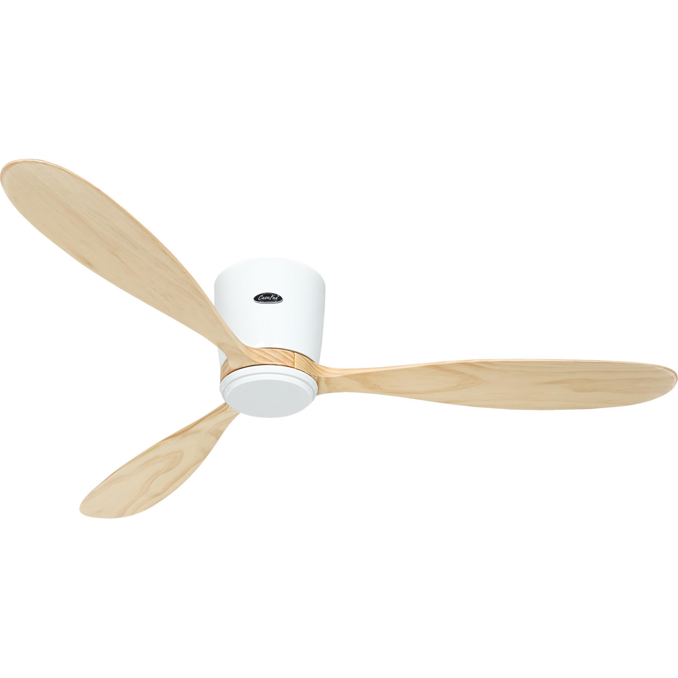 CasaFan Eco Plano Wood WiFi, Ventilator, Weiss