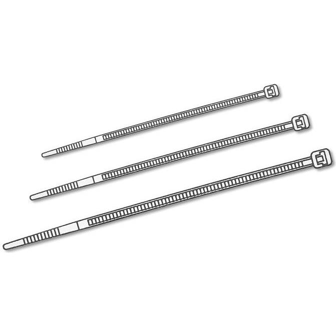 Thumbnail - Monacor, Kabelbinder, ZU Kabelbinder 20cm 100St., transparent (200 mm, 100 Stk.)