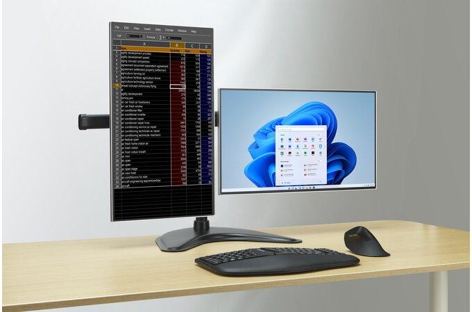 Produktbild Kensington Dual Monitorständer Freistehend SmartFit™ Ergo (Boden, 27")
