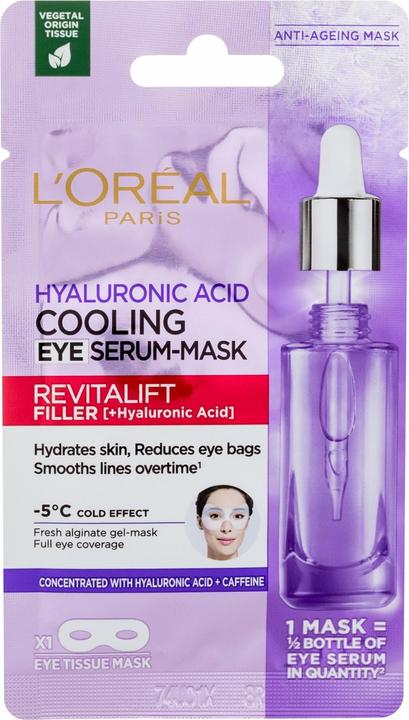 Actual product image L'Oréal Paris - Textile eye mask with cooling effect Revita lift Filler (Cooling Eye Serum-Mask) 1 (Eye care serum)