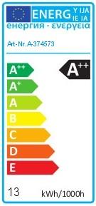 Energie-Label Isoled Leuchtmittel (GU10, 13 W, 1400 lm, 1 x, E)