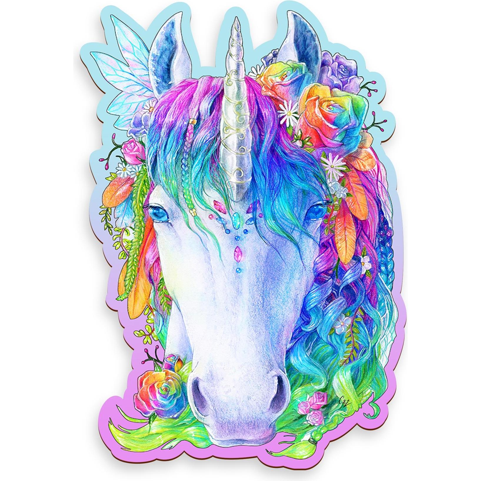 Thumbnail - WoodenCity Puzzle Holz M Stylish Unicorn (150 Teile)