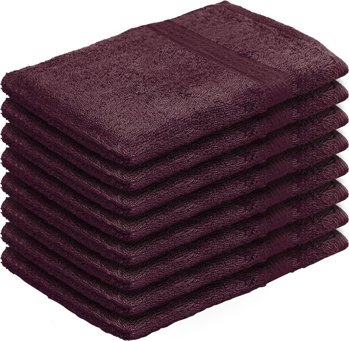 Hometex Set di 8 guanti da bucato in 100% cotone (21 x 16 cm)