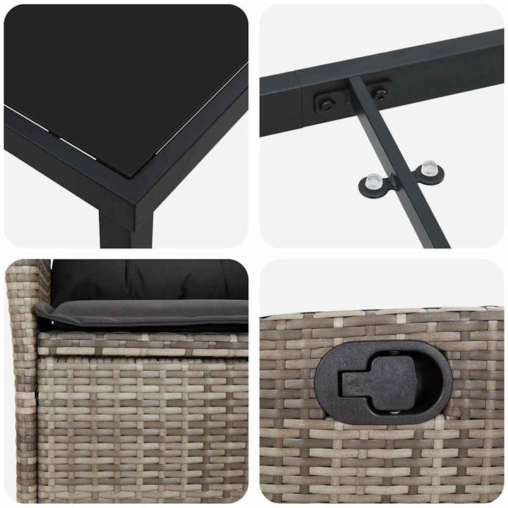 Produktbild vidaXL Garten Essgruppe