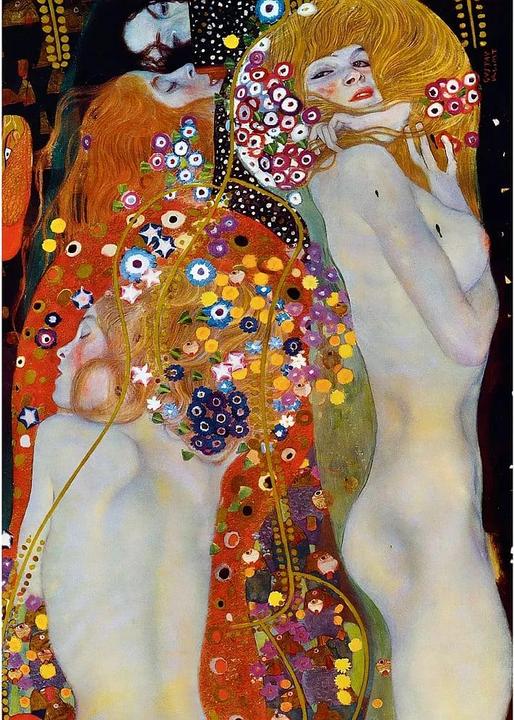 Productafbeelding Bluebird Puzzel 1000 waterslangen, II Gustav Klimt (1000 onderdelen)