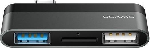 Usams CONCENTRATORIAUS USB US-SJ463 1 x Micro SD + 2 x USB-A 3.0 (SJ463HUB01) (USB-C, 3 ports)