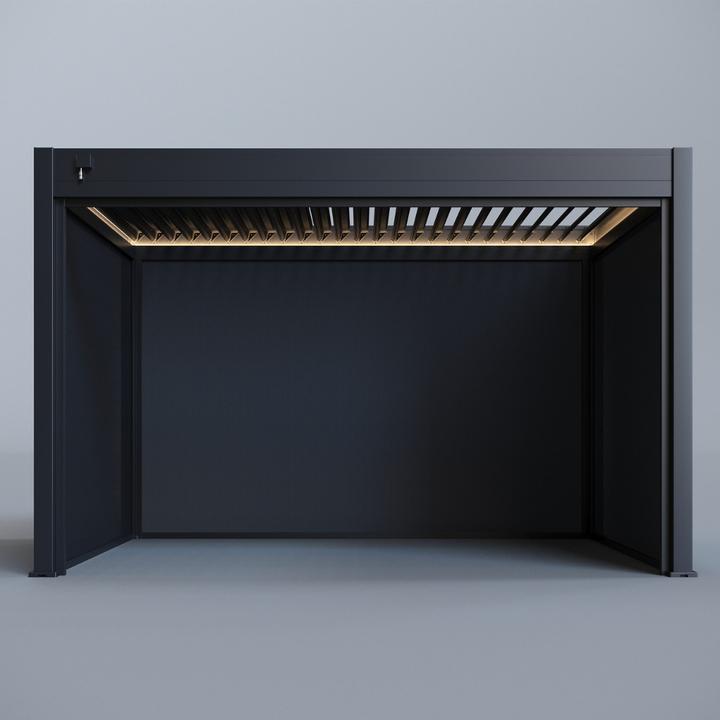 Produktbild Weide Sonnenrollo für Ventaris/ Pergola 4m Anthrazit (400 cm)