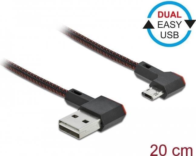 Productafbeelding Delock USB A - USB Micro-B (0.20 m, USB 2.0)