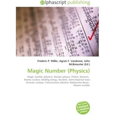 Magic Number (Physics), Fachbücher von Agnes F. Vandome, Frederic P. Miller, John McBrewster
