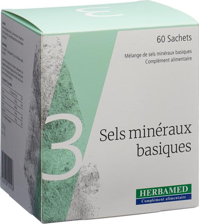 Produktbild Herbamed Basenpulver 3 (60 Stück, Beutel, 210 g)