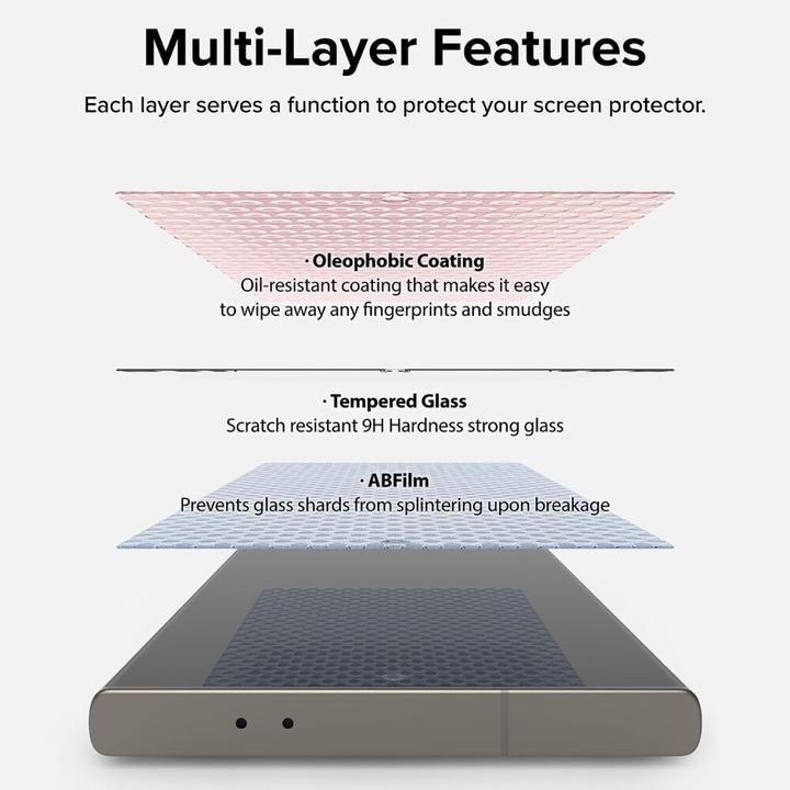 Produktbild Protectorking 2x echtes Tempered 9H Panzerglas HD KLAR (2 Stück, Samsung Galaxy S24 Ultra)