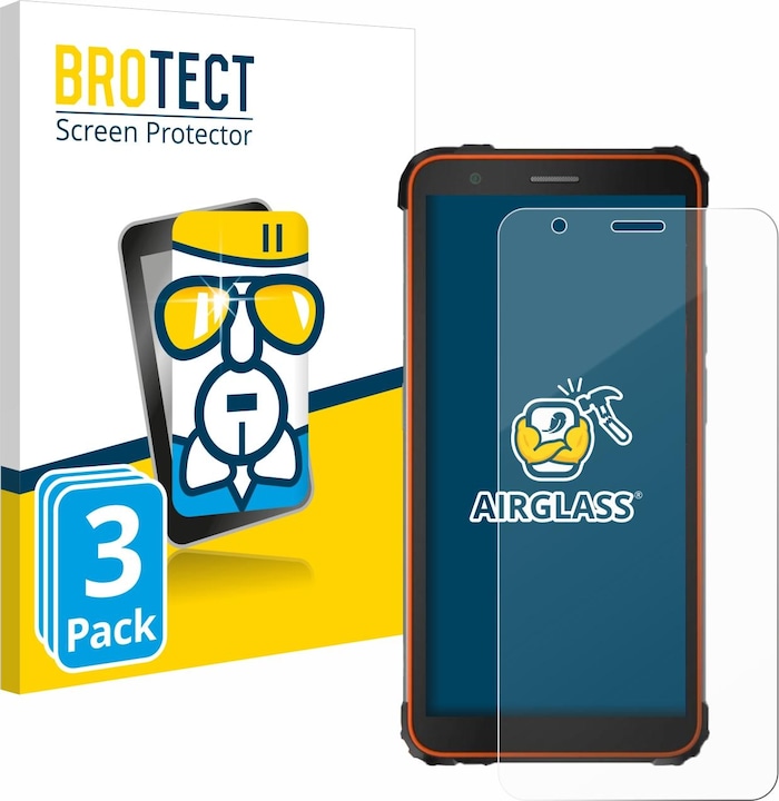 Produktbild BROTECT AirGlass Panzerglasfolie (3 Stück, Blackview BV6600)