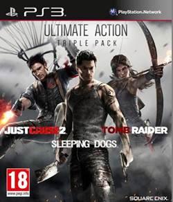 Productafbeelding Square Enix Just Cause 2, Sleeping Dogs & Tomb Raider Bundel (PS3, EN)