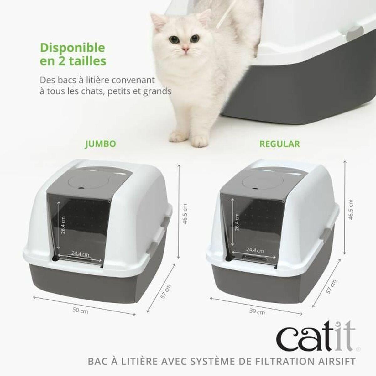 Catit Litière pour chat (Bac à litière fermé), Bac à litière pour chat