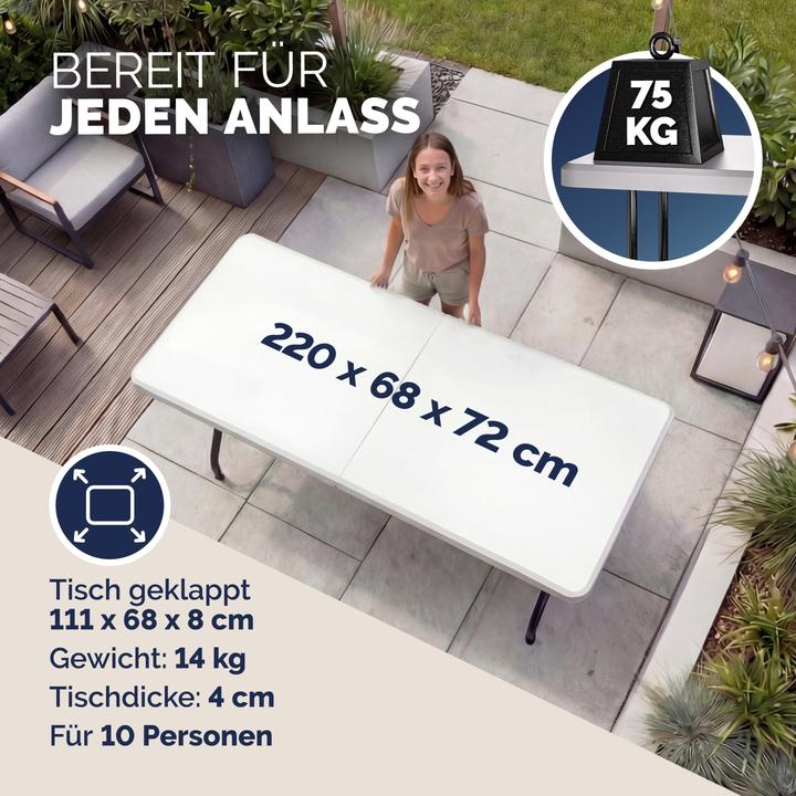 Image du produit Casaria Table pliante