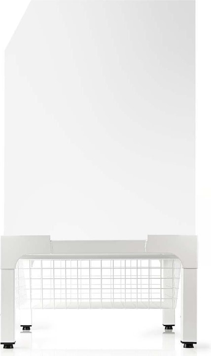 Produktbild Nedis Ständer für Waschmaschine und Trockner | Drahtkorb | 200 kg | Weiss