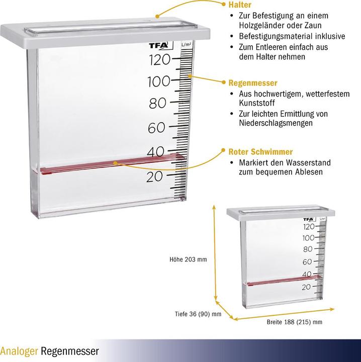 Image du produit TFA Regenmesser