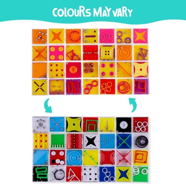 Image du produit The twiddlers 28 pièces de mini-puzzles, jeux de réflexion en cube