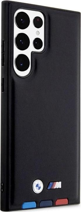 Image du produit BMW BMHCS23L22PTDK S23 Ultra S918 czarny/black Tampon en cuir tricolore (Samsung Galaxy S23 Ultra)