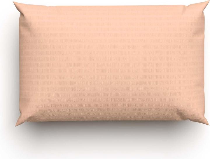 Actual product image Lotus Bettwaren Bed Linen Satin Seersucker uni (Pillowcase, 65 x 100 cm)