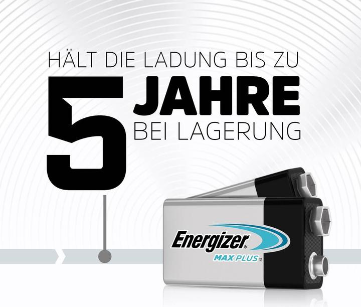 Immagine prodotto Energizer Max Plus (20 pz., 9V Block, 600 mAh)