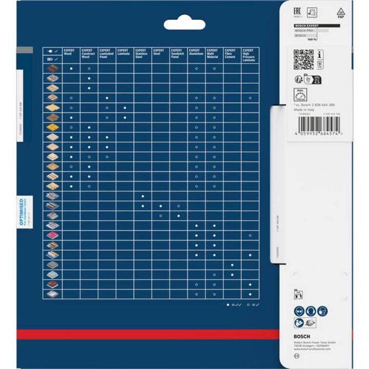 Produktbild Bosch Professional Zubehör EXPERT Laminated Panel Kreissägeblatt, 210x30 mm, T66
