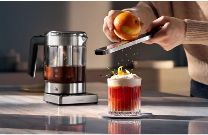 Produktbild WMF Glas Wasserkocher mit Temperaturwahl 1l Teekocher Teesieb Küchenminis 1900W (1 l)