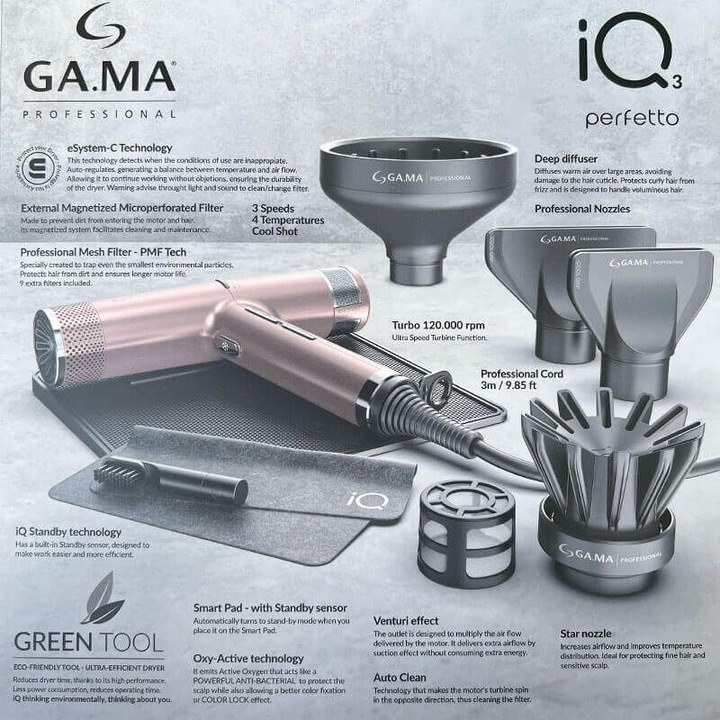 Produktbild GAMA iQ 3 perfetto Hairdryer