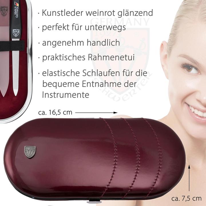 Immagine prodotto Kellermann Set di chiodi Vittoria 7 pezzi in similpelle rosso vino