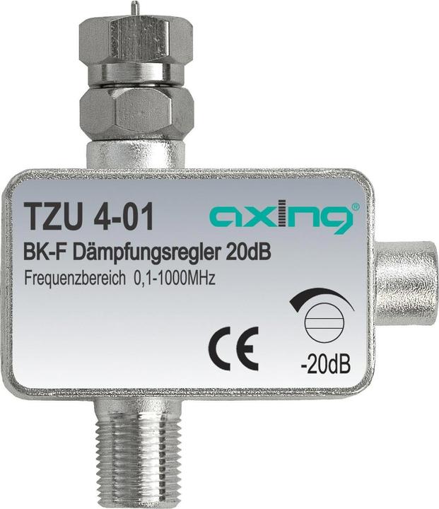 Produktbild Axing CATV-Dämpfungsregler TZU 4-01 F, 0.5 - 20 dB (20 dB)