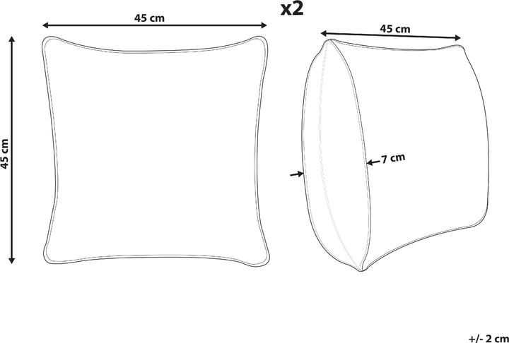 Produktbild Beliani Dorstenia (45 x 45 cm)