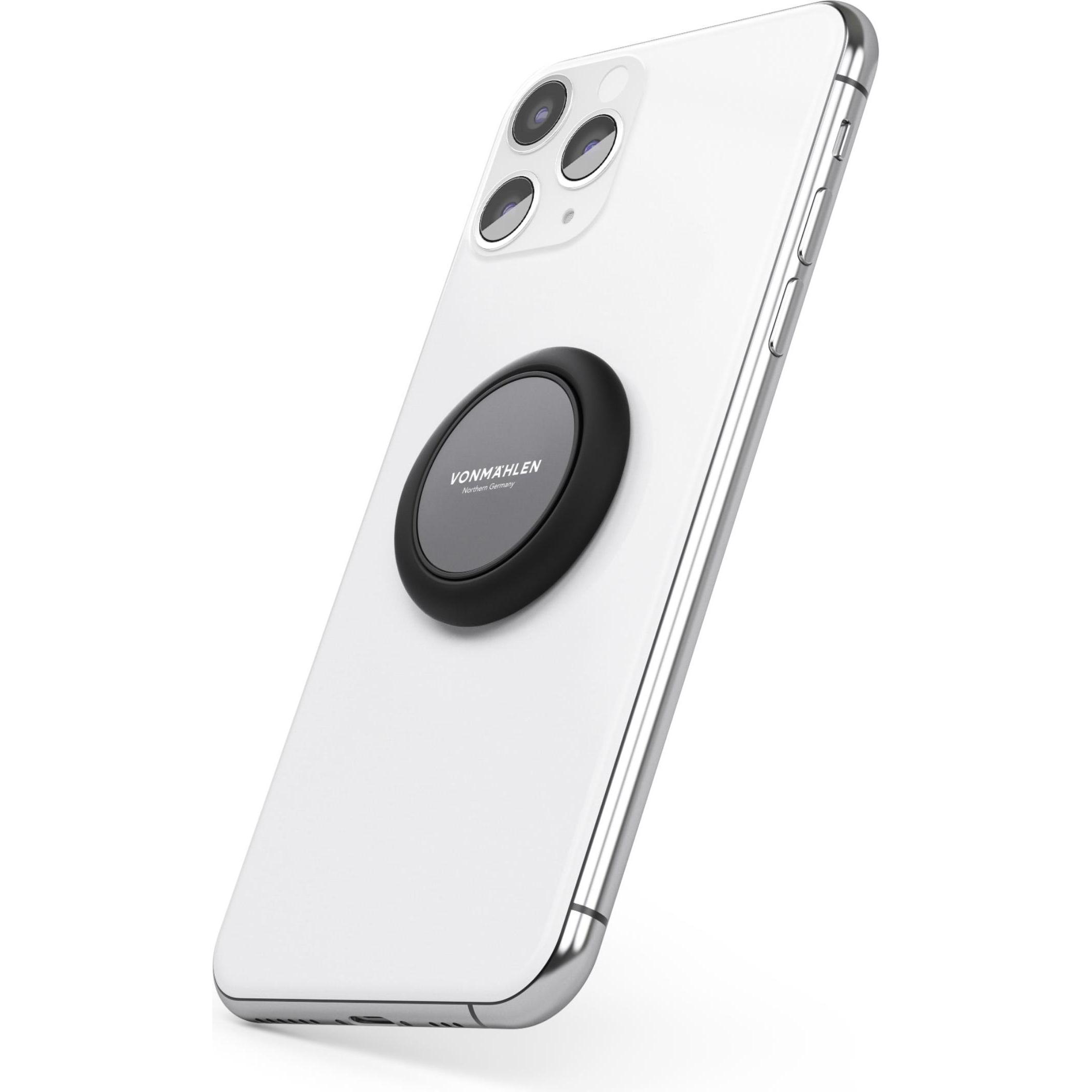 Vonmählen Phone Grip Backflip Signature Black, Smartphone Halterung, Schwarz