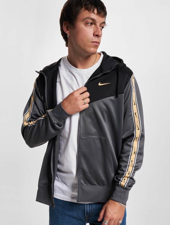 Produktbild Nike M Nsw Repeat Sw Pk Fz Hoody,Ir Iron Grey/Black/Sesame S (S)