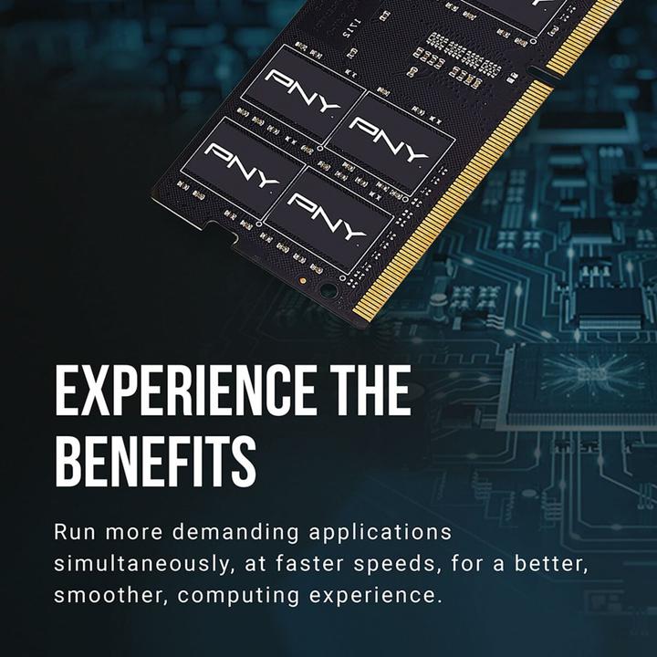 Produktbild PNY PERFORMANCE DDR4 3200MHZ 8GB (1 x 8GB, 3200 MHz, SO-DIMM)