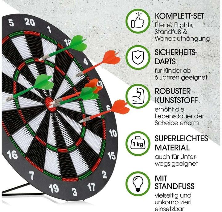 Produktbild DoYourDart Dartboard mit 6 Pfeilen