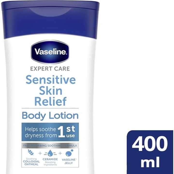 Produktbild Vaseline Intensive Care Sensitive Skin Relief (Körperlotion, 400 ml)