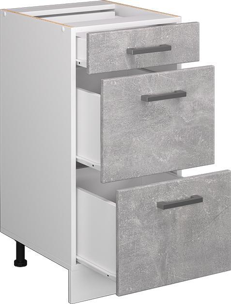 Produktbild Vicco R-Line mit Schubladen, AP Anthrazit (40 x 60 x 81.5 cm)