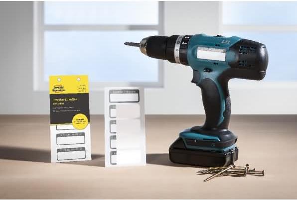 Actual product image Avery Inventory labels with laminate
