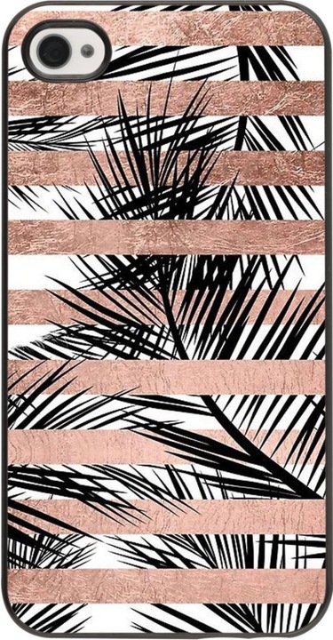 Produktbild PhoneLook Hülle Palm trees gold stripes (Apple iPhone 4)