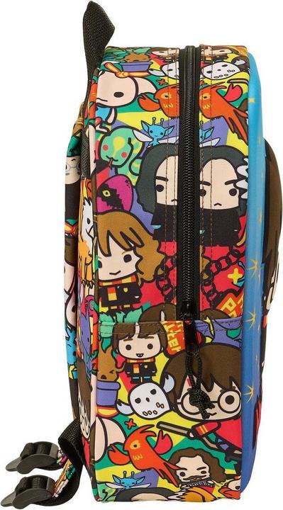 Produktbild Schulrucksack Blau Bunt 22 x 27 x 10 cm 3D