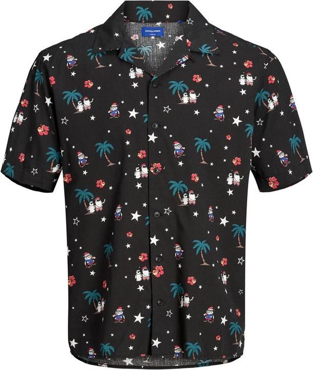 Jack & Jones Nikolaus Print Kurzarmhemd (XXL)