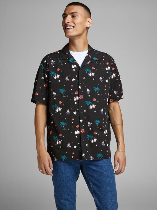 Produktbild Jack & Jones Nikolaus Print Kurzarmhemd (XXL)