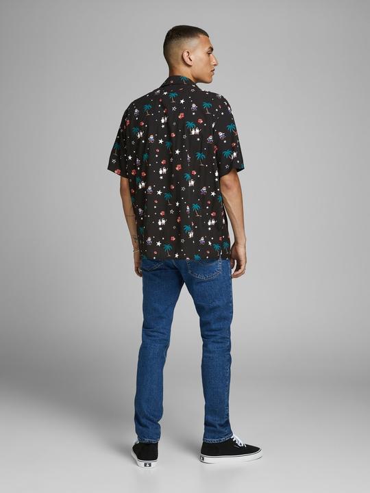 Produktbild Jack & Jones Nikolaus Print Kurzarmhemd (XXL)