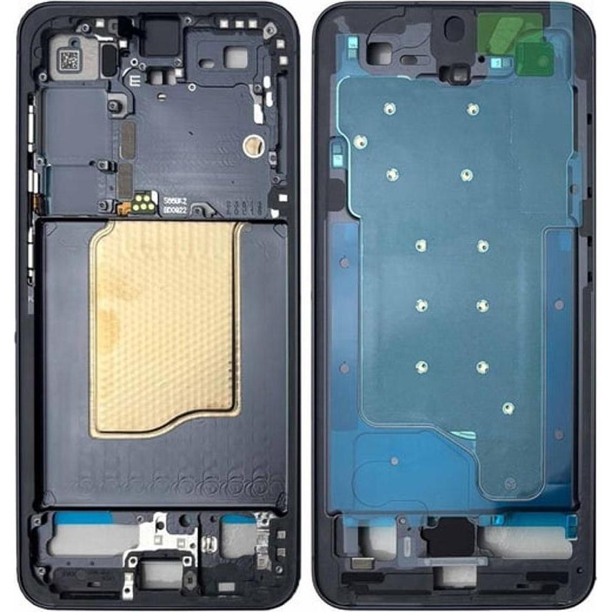 Samsung Galaxy S25 Middle Frame - Black (Samsung Galaxy S25), Mobilgerät Ersatzteile, Schwarz