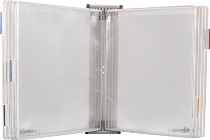 Productafbeelding Tarifold Wandhouder 10 displayborden wit gelaktf.A4